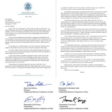 Commissioners' letter to urge President to ban Chinese Seafood Linked to Forced Labor and IUU Fishing