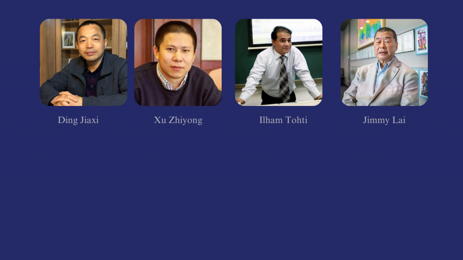 Chairs Nominate Four Champions of Peace and Freedom for 2024 Nobel Peace Prize